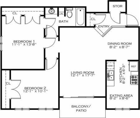New Apartment Floor Plan